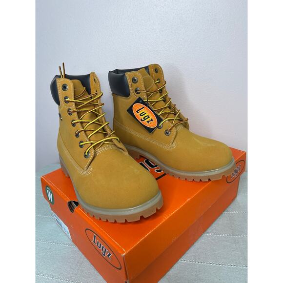 Lugz Men\'s Convoy 6 Inch Boot Golden Wheat Bark Tan Gum Size 8 W MCNWK main image 9